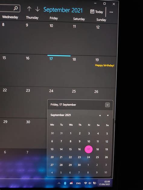 Windows 10 Taskbar Calendar Not Opening